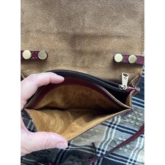 Patricia Nash Torri Small Floral Leather Crossbody Bag Clutch 7.5" x 5" x 2" - Picture 7 of 14